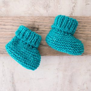 Knitted Baby Booties