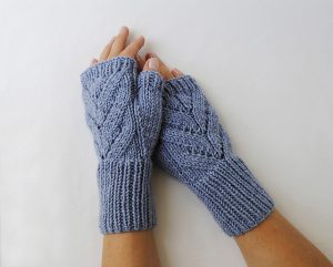 Knitted Fingerless Gloves