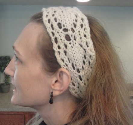 Lace Headband Knitting Pattern Free