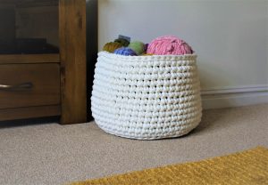 Large Crochet Basket Free Pattern