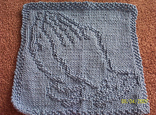 Praying Hands Dishcloth Knitting Pattern