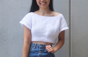 White Crochet Crop Top