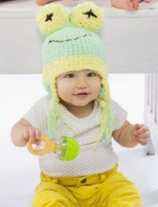 Baby Frog Hat Knitting Pattern