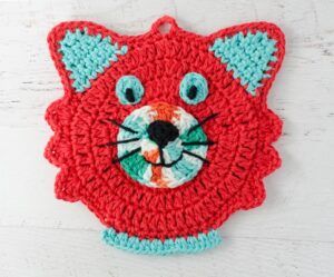 Cat Potholder Crochet Pattern