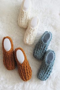 Crochet Men’s Slippers Free Pattern