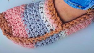 Crochet Moccasin Slippers Pattern