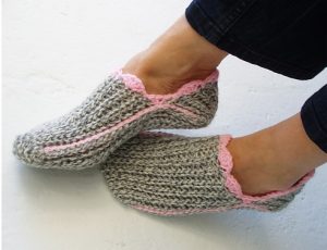 Crochet Pocket Slippers