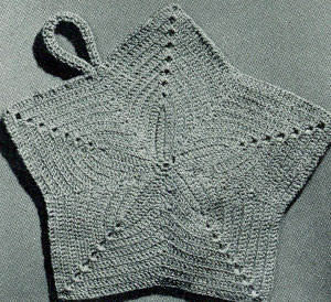 Crochet Star Potholder Pattern