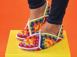 Granny Crochet Slippers