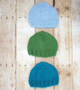 Newborn Baby Hat Knitting Pattern