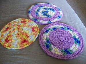 Round Potholder Crochet Pattern