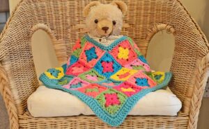 Child's Granny Square Poncho Pattern Free