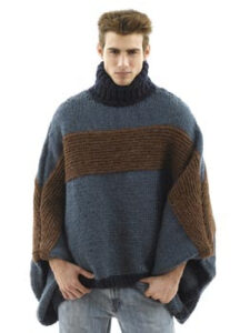 Crochet Men’s Poncho