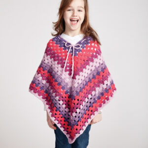 Easy Crochet Poncho for Child