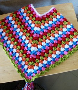 Easy Crochet Poncho for Child Patterns