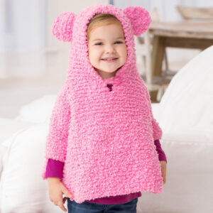 Free Toddler Hooded Poncho Crochet Pattern