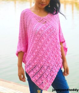 Lacy Poncho Crochet Pattern