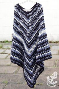 Men’s Crochet Poncho Pattern