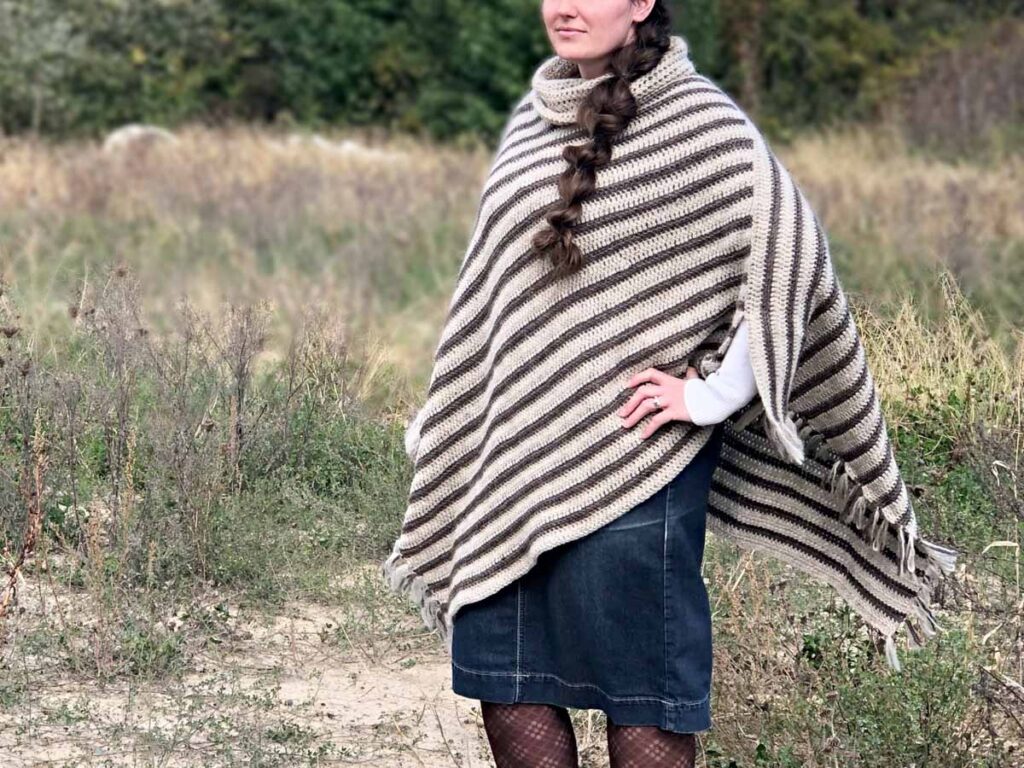 Rectangle Poncho Crochet Pattern Free