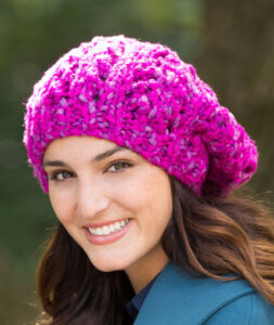 Bulky Yarn Slouchy Hat Pattern to Knit