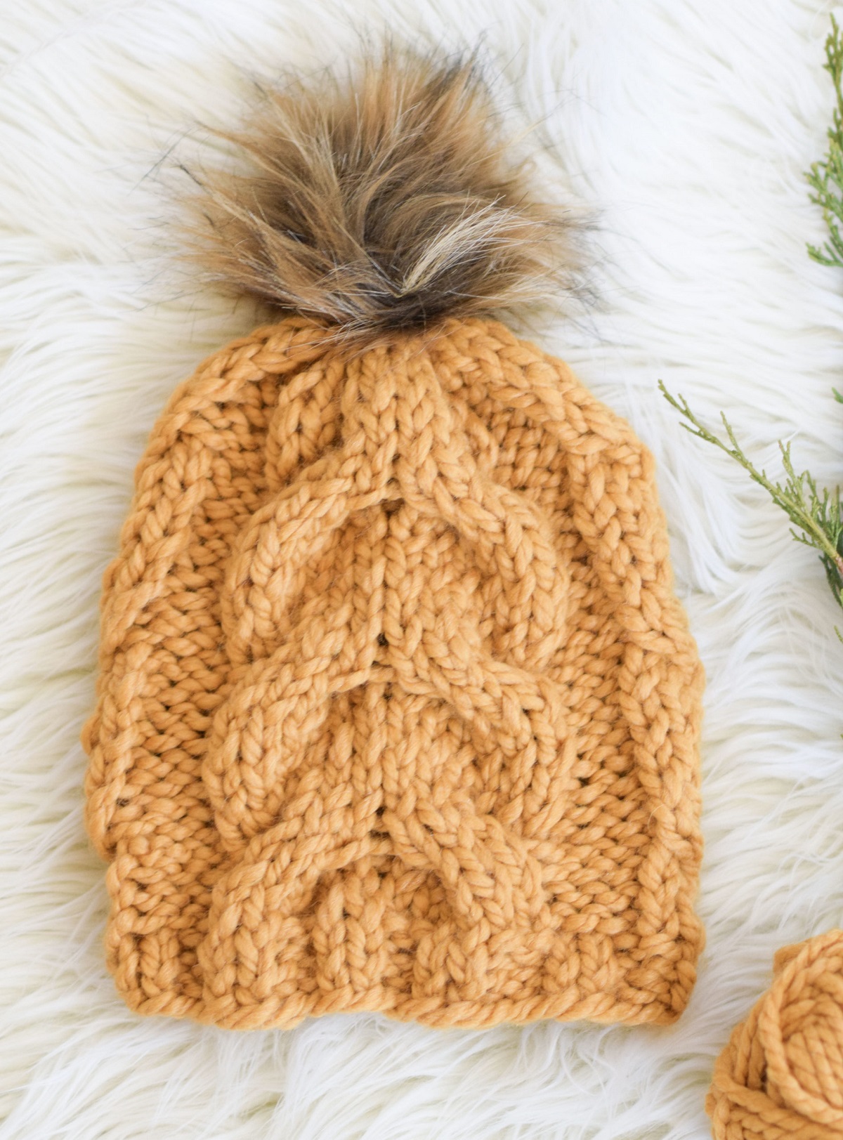 Cable Knit Hat Pattern