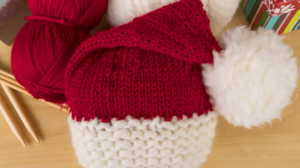 Chunky Knit Santa Hat Pattern Free