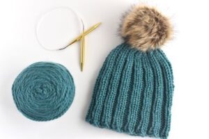 Free Knit Hat Pattern in the Round