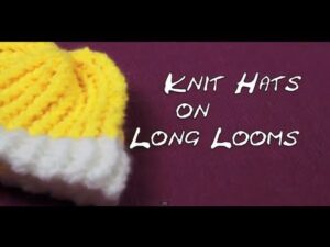 How to Knit a Hat on a Rectangular Loom