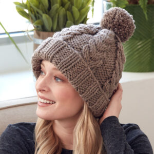 Knit Cable Hat Pattern