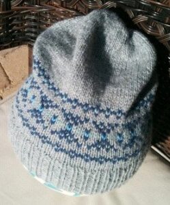 Knitted Fair Isle Hat Free Pattern