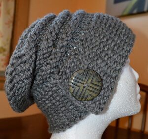 Loom Knit Slouchy Hat