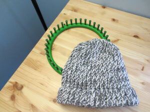 Loom Knitted Hat