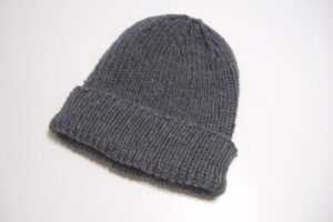 Ribbed Hat Knitting Pattern Straight Needles