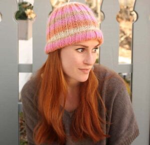 Ribbed Knit Hat Pattern