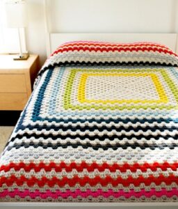 Big Granny Square Blanket