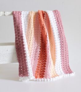Boho Rainbow Blanket Crochet Pattern