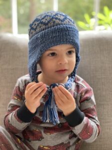 Children’s Double Knit Earflap Hat Pattern