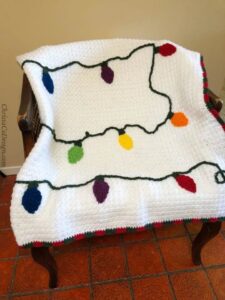 Christmas Light Crochet Blanket