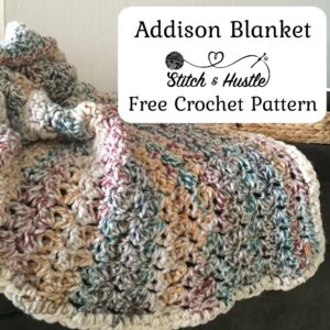 Chunky Crochet Throw Blanket Pattern