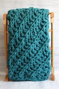 Chunky Yarn Blanket Crochet Pattern