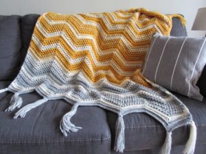 Crochet Chevron Blanket Pattern