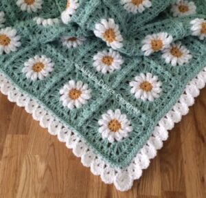 Crochet Daisy Blanket