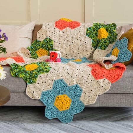 Free Crochet Flower Blanket Patterns