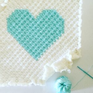 Crochet Heart Blanket