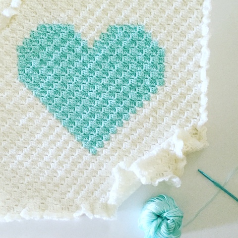 Crochet Heart Blanket