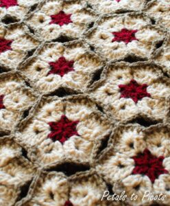 Crochet Hexagon African Flower Blanket