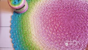 Crochet Lotus Flower Blanket