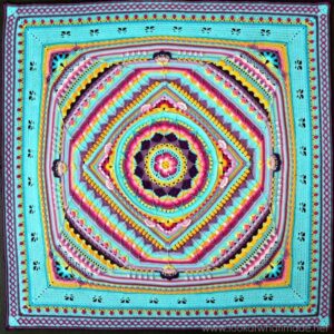 Crochet Mandala Blanket Pattern