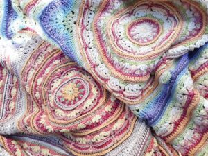 Free Crochet Mandala Blanket Pattern