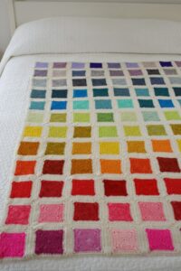Crochet Rainbow Blanket Free Pattern